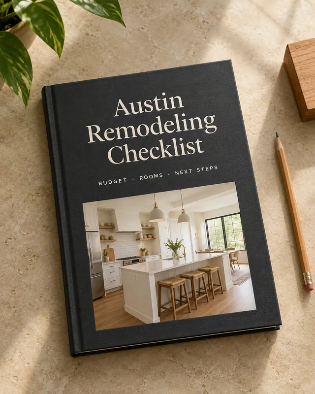 Cover of the Austin Remodeling Checklist